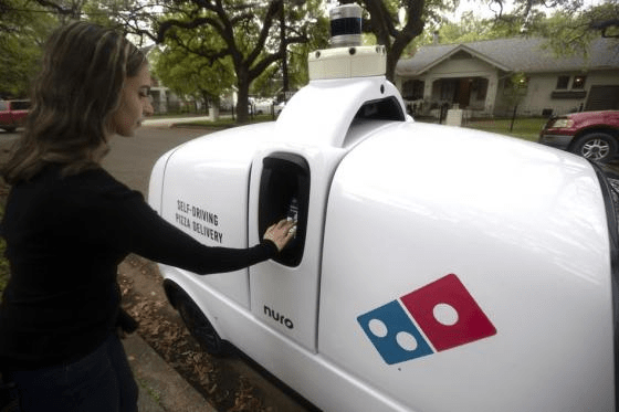 Domino’s-Pizza-pilots-driverless-delivery-with-Nuro-autonomous-car-in-Houston