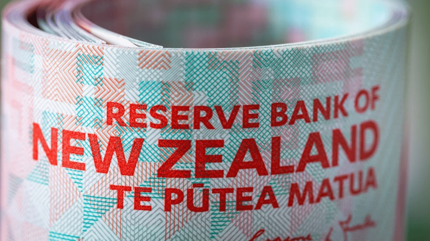 The Reserve Bank of New Zealand shows the cash rate by 50 basis points