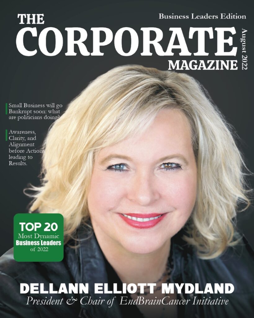 The corporate magazine cover page Aug 2022