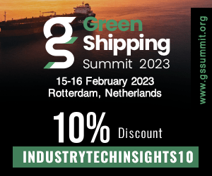 Green shipping summit banner 2023