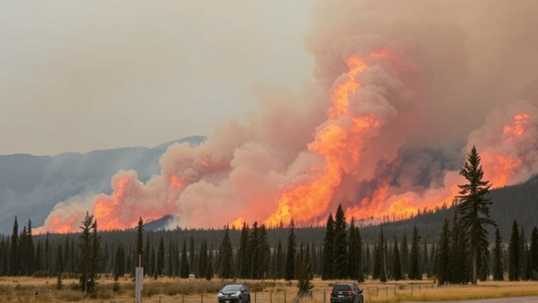 Massive Wildfires in Alberta Force Thousands to Evacuate